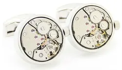 Роскошные золотые алмазные качественные мужские запонки для