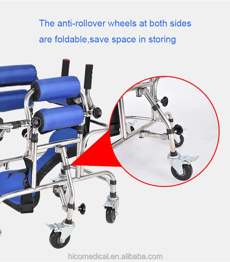 Hemiplegic Children's Walker Rehabilitation Equipment Multi Functional Child Walking Aid for Disabled