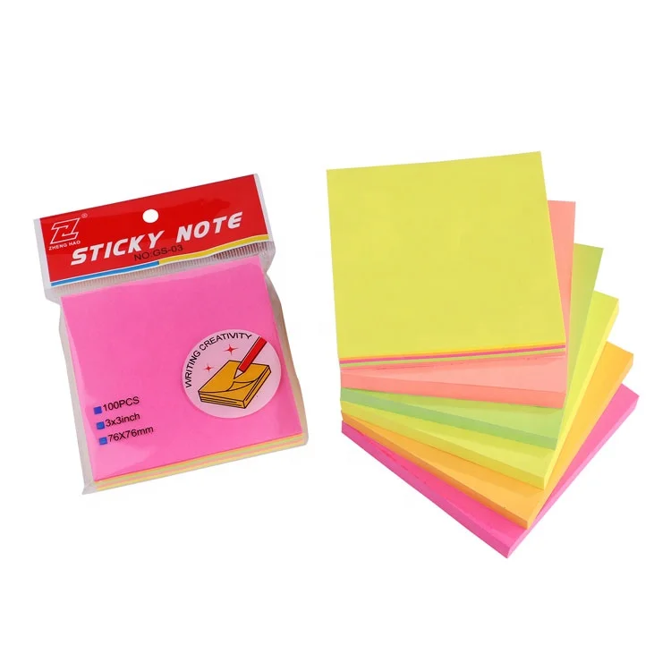 Post-it Sticky notes 76x76 100 Sheet, Yellow
