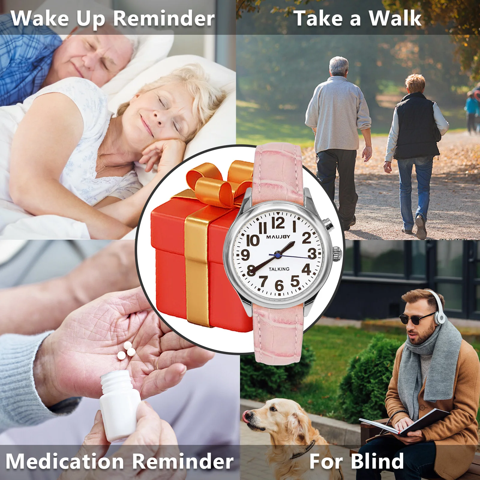 Golden Ladies Talking Watch Perfect for the Visually Impaired