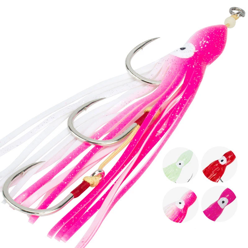 TEASER HK034 Kevlar-Fiber Line Glow UV Deep Sea Fishing 5/0