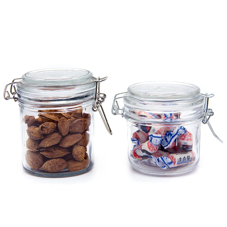 500ml 750ml 1000ml 1500ml Air tight Glass Jar BPA free Eco-friendly Food  Grade Leak Proof All-Purpose