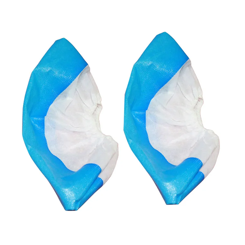 Одноразовая двойная эластичная крышка для ног ручной работы PE/CPE/PP