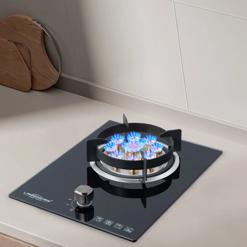 High-end Energy-saving Direct Flame Single Biogas Hob Environmental Biogas Burner Stove for Village