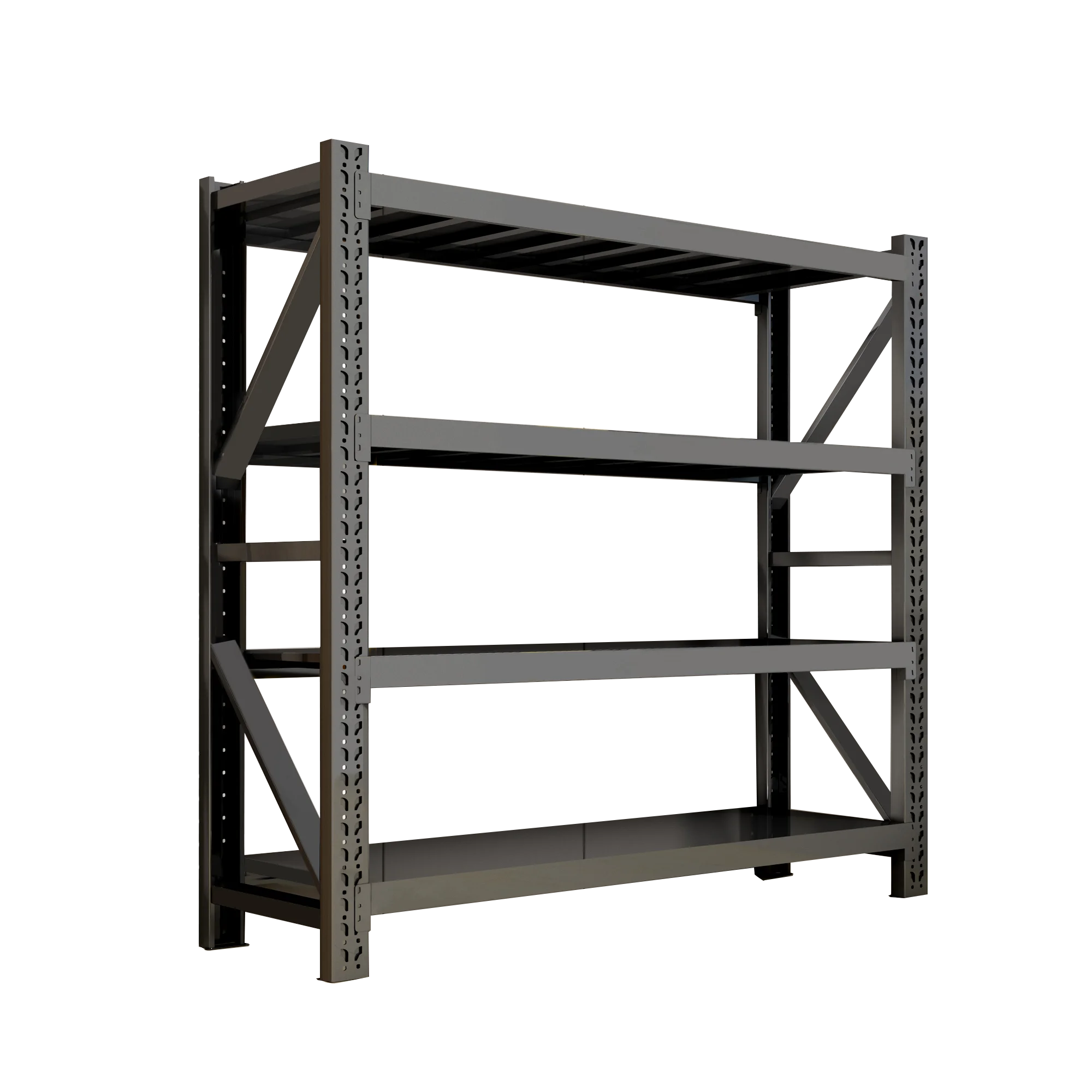 Metal Warehouse Rack with Boltless Assembly for Heavy Duty Storage