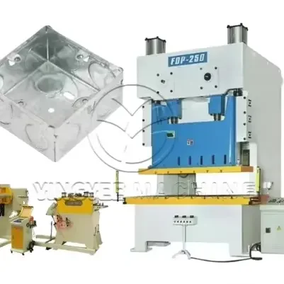 Ligne de production de boîtiers de commutation métalliques avec PLC comme composants principaux Boîtes de jonction