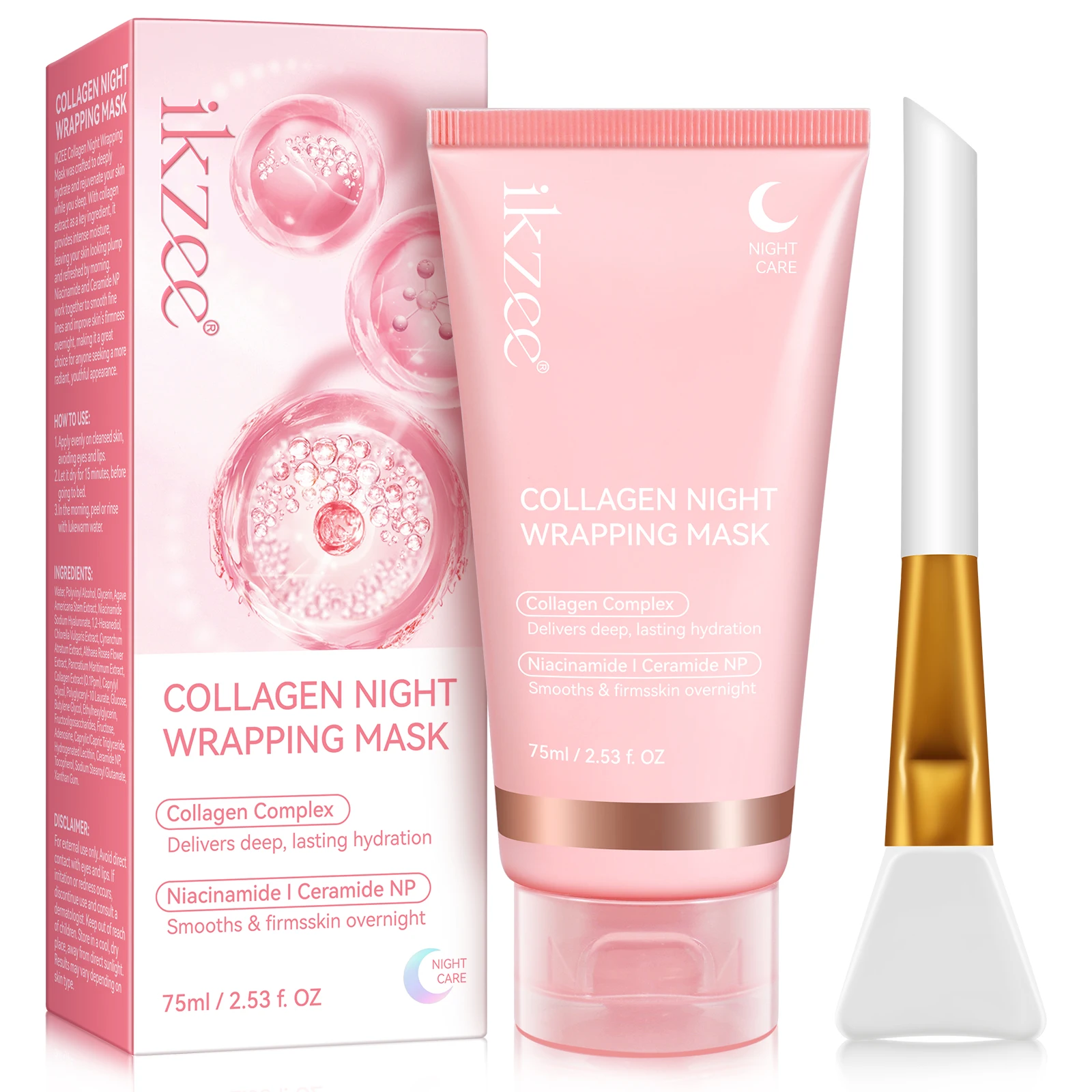 Collagen Night Wrapping Mask – Abziehbare Nachtmaske Mit Kollagen Für Feuchtigkeit & Straffung