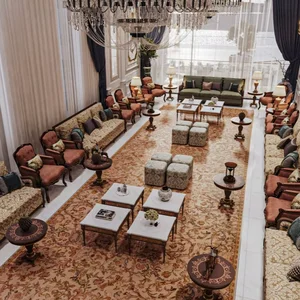 ECOJAS Lighting Solution Palace Design Luxury Style Customization Copper Crystal Chandelier