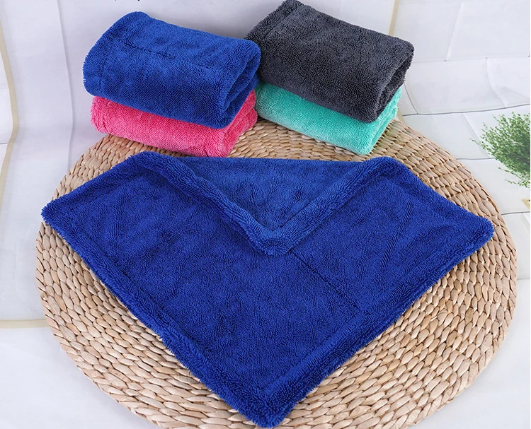 1200gsm 1400 Gsm Thickened Car Wash Accessories Towel Twisted Loop Car ...