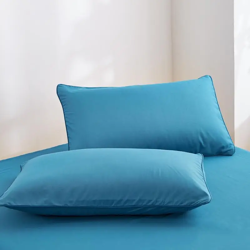 Solid Microfiber 2100 Thread Count 3pcs Single Double Queen Bed Linen Bed Sheet Wholesale