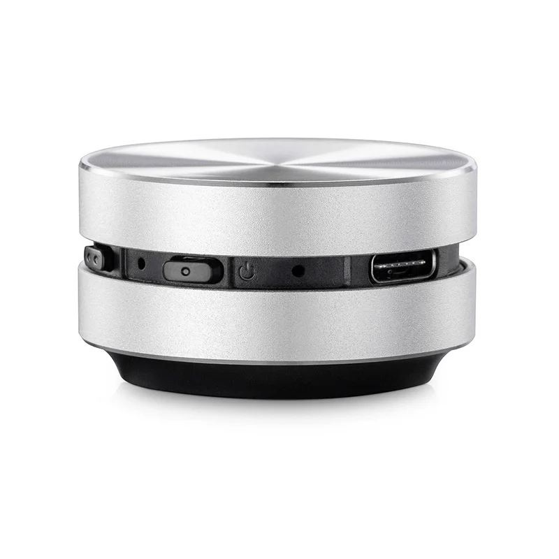 Внешний сабвуфер Epsilon, портативный мини-черный беспроводной динамик Tws, светодиодный металлический динамик костной проводимости