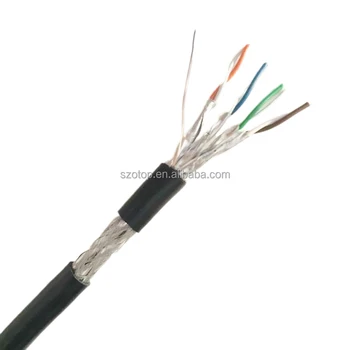 Network lan cable cat7 SFTP 23awg 24awg copper gigabit cat7 ethernet cable