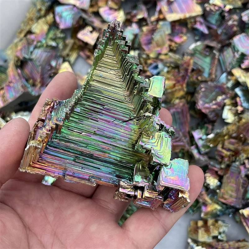 Rainbow Bismuth Crystal Stone Small Specimen For Collecting