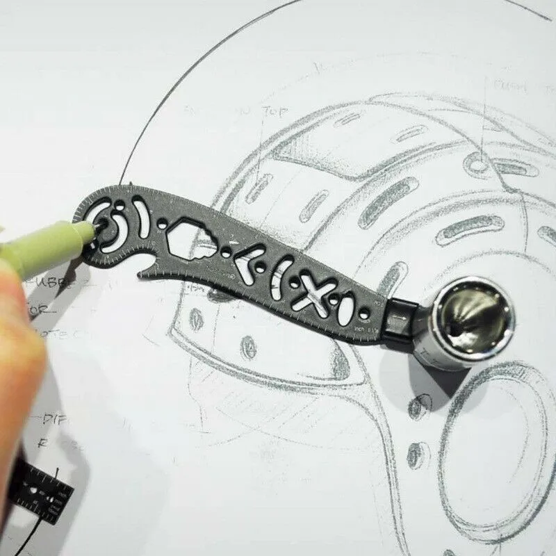 Скидка предложение многофункциональная креативная художественная офисная Магнитная линейка компасы