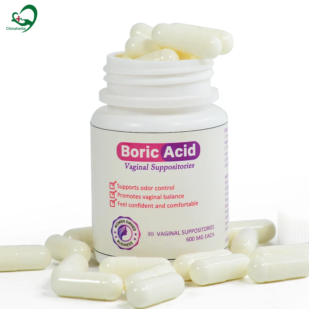 Acide borique, Suppositoires vaginaux, 600 mg, 30 suppositoires