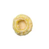 Grand couvercle de brosse rond jaune