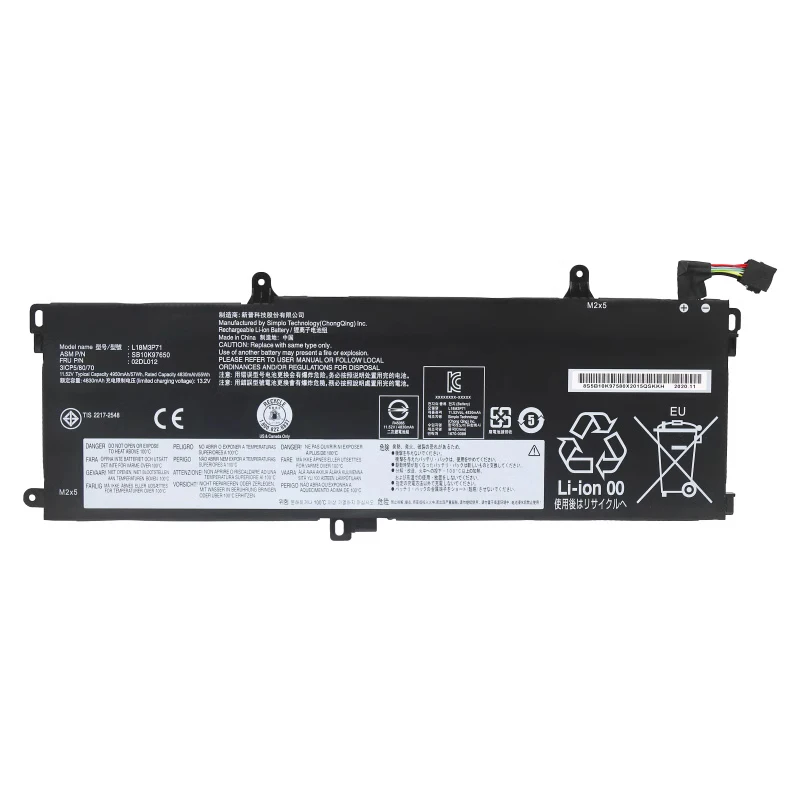 Genuine L20M3P71 L20C3P71 Battery for Lenovo Thinkpad X13 Yoga