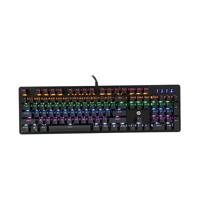 HP GK100 メカニカルゲーミングキーボード バックライト　5枚 HP GK100 フルサイズ有線メカニカルゲーミングキーボード RGM バック