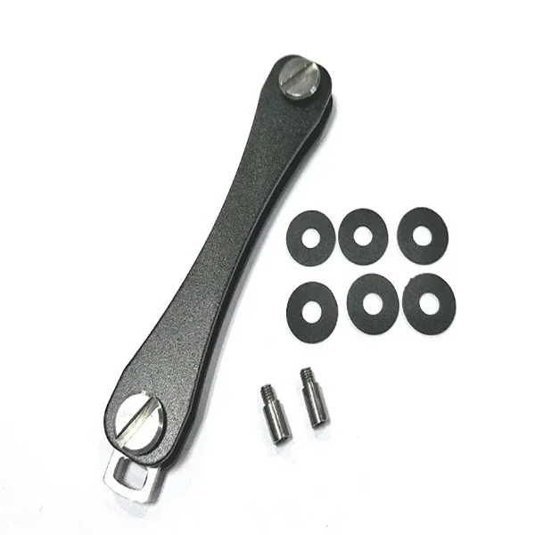 Porte-Clé Intelligent Organisateur De Clés Key Compact en aluminium black 