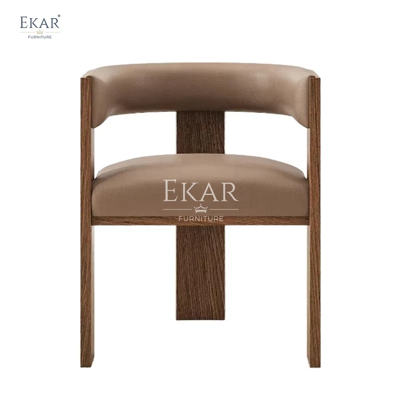 product modern style elegant wooden leg lounge chair for home apartment farmhouse bar simple design home furniture for living room hotel-65