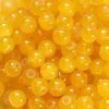 Perles imitation jade 6 mm - Orange