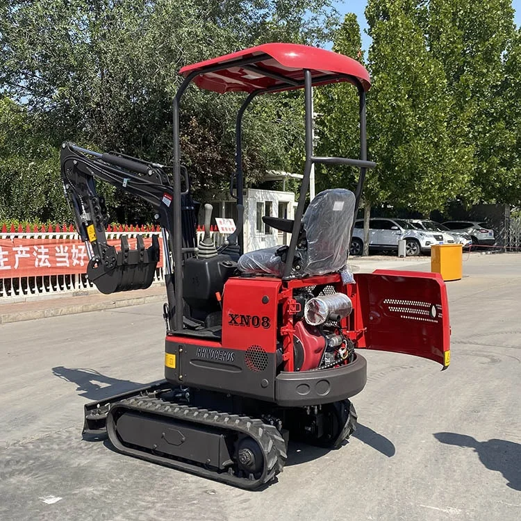 XN10 Rhinoceros Mini Excavator Xiniu 880kg Mini Hydraulic Digger