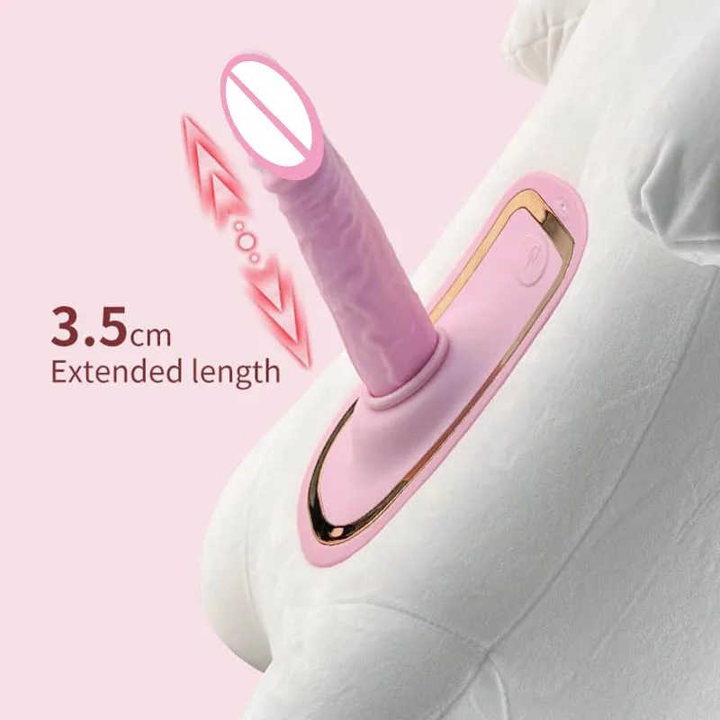Stuffed Bear Dildo Pillow Sex Doll Masturbation Toys Remote Control Heating  Function Automatic Thrusting Dildo for Women Couples