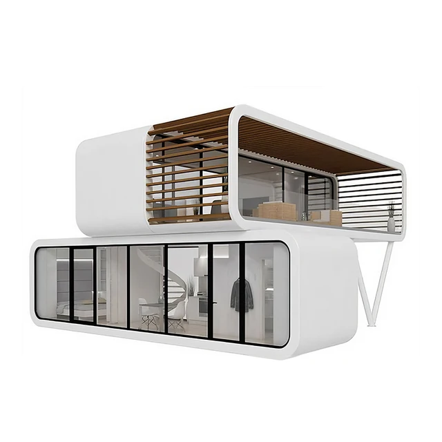 Modern Modular 20ft Pod Movable House Smart Apple Cabin Sleeping Container House