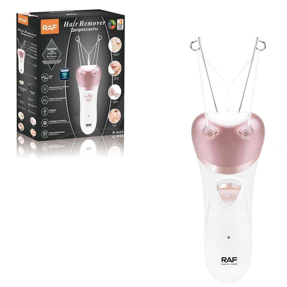 RAF Physical Hair Remover Device Intelligent Operation Safe Performance Smooth Skin Suitable Home Use Travel Friendly