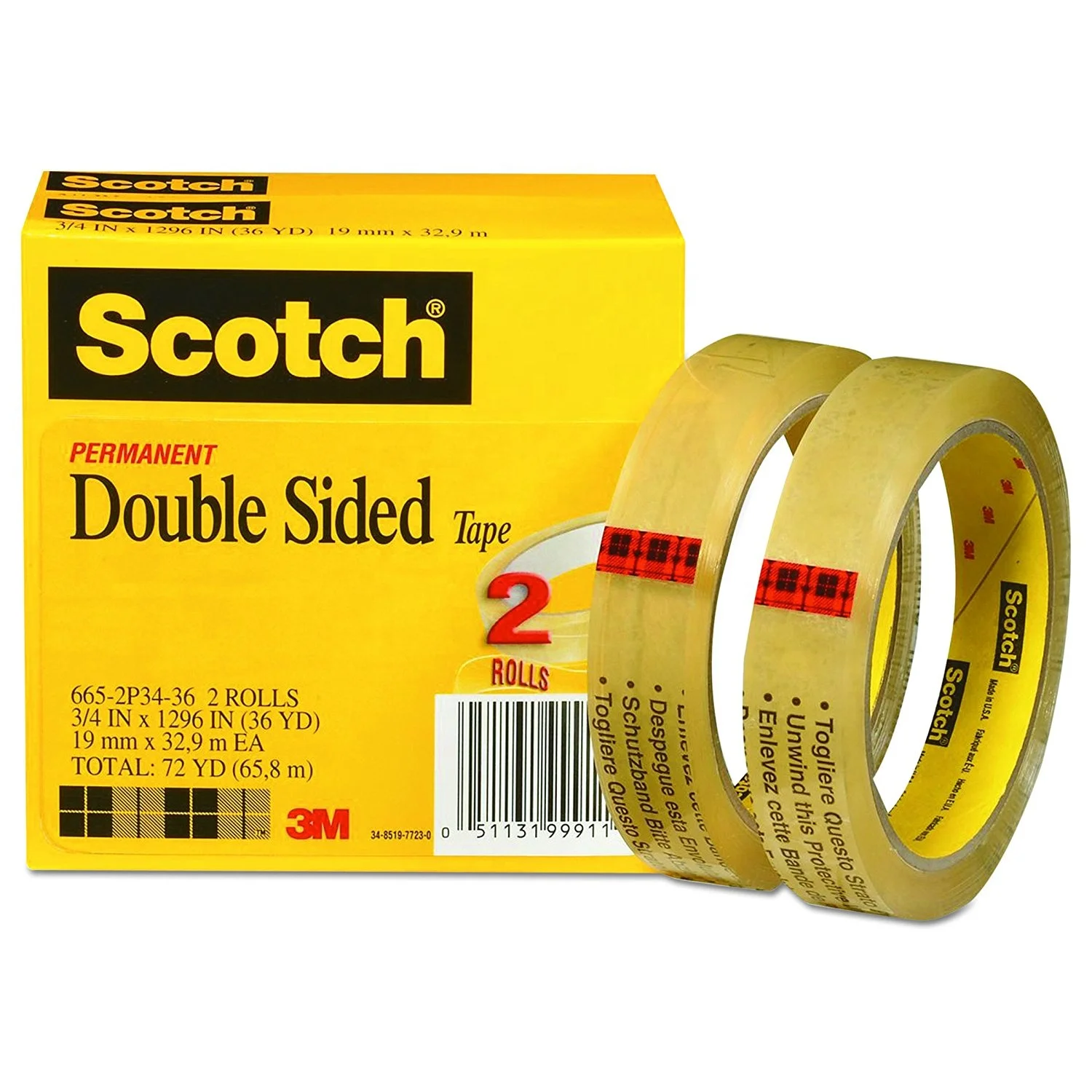 3m removable repositionable tape 665 double