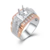 Oro rosa blanco 18K