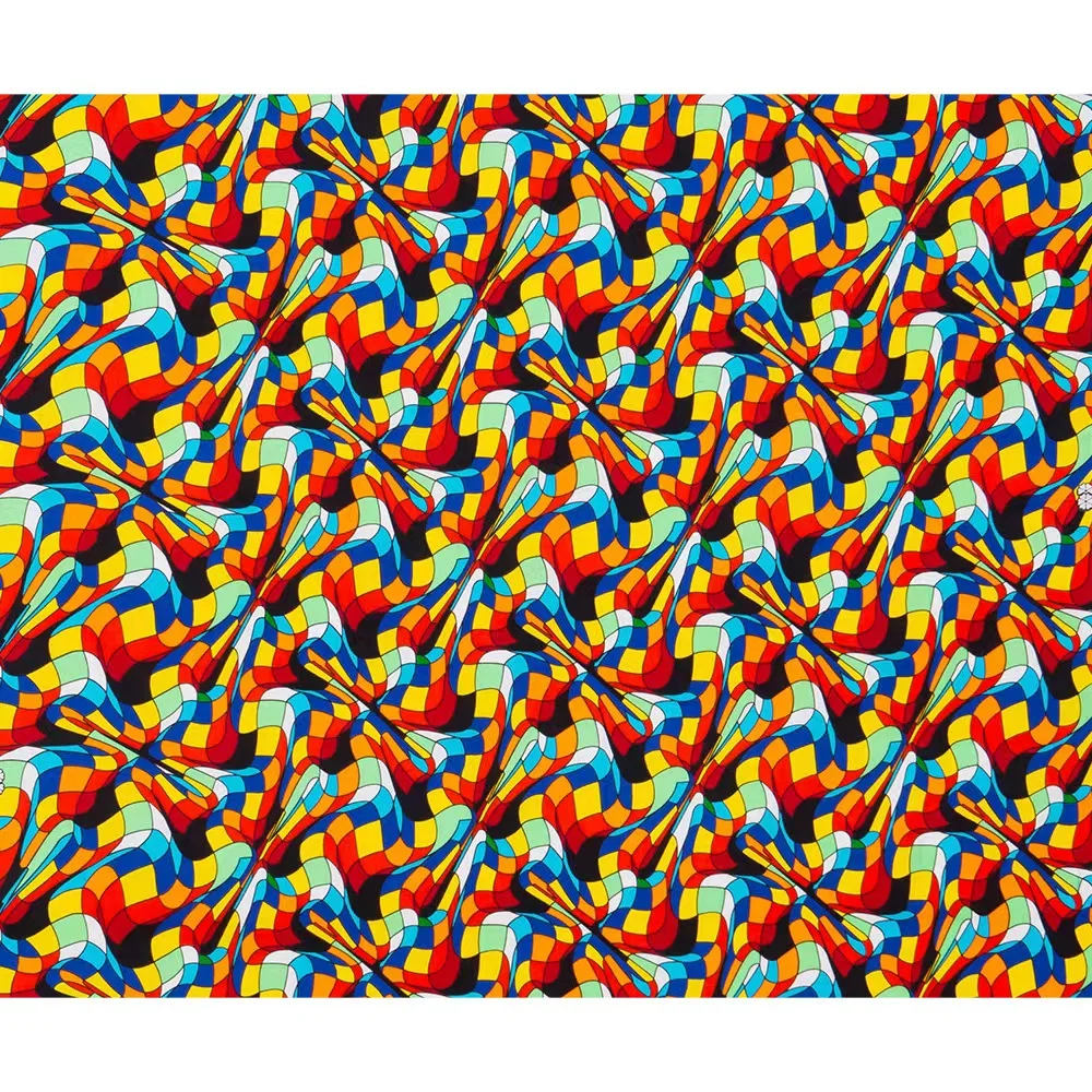 Super Java Anti-Pill African Wax Print Fabric 6 Yards Solid Pattern Ankara Hollandais for Home Textile Use