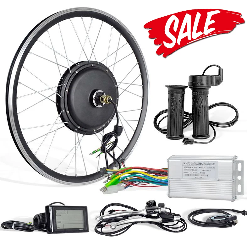 High Power Strong Kit Engine for Motorcycle 3000w with Sw900 Controller Pas Brake Lever Throttle 500w 1000w 1200w 1500w