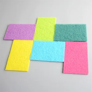 China Factory Supply Green Color Scouring Pads Foam Scouring Pad Black Fine Scouring Pad