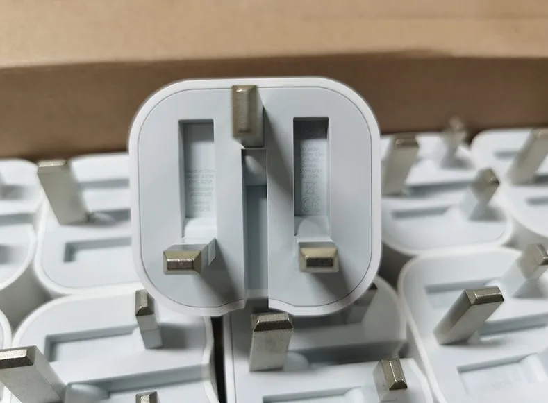 Оригинальное качество 3pin 20w usb-c Адаптер Питания uk для iphone 12