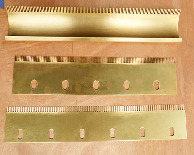 H62 Brass CNC Lathed Instant Ramen Cutter Comb for Fresh Ramen Noodle Making Machine 5