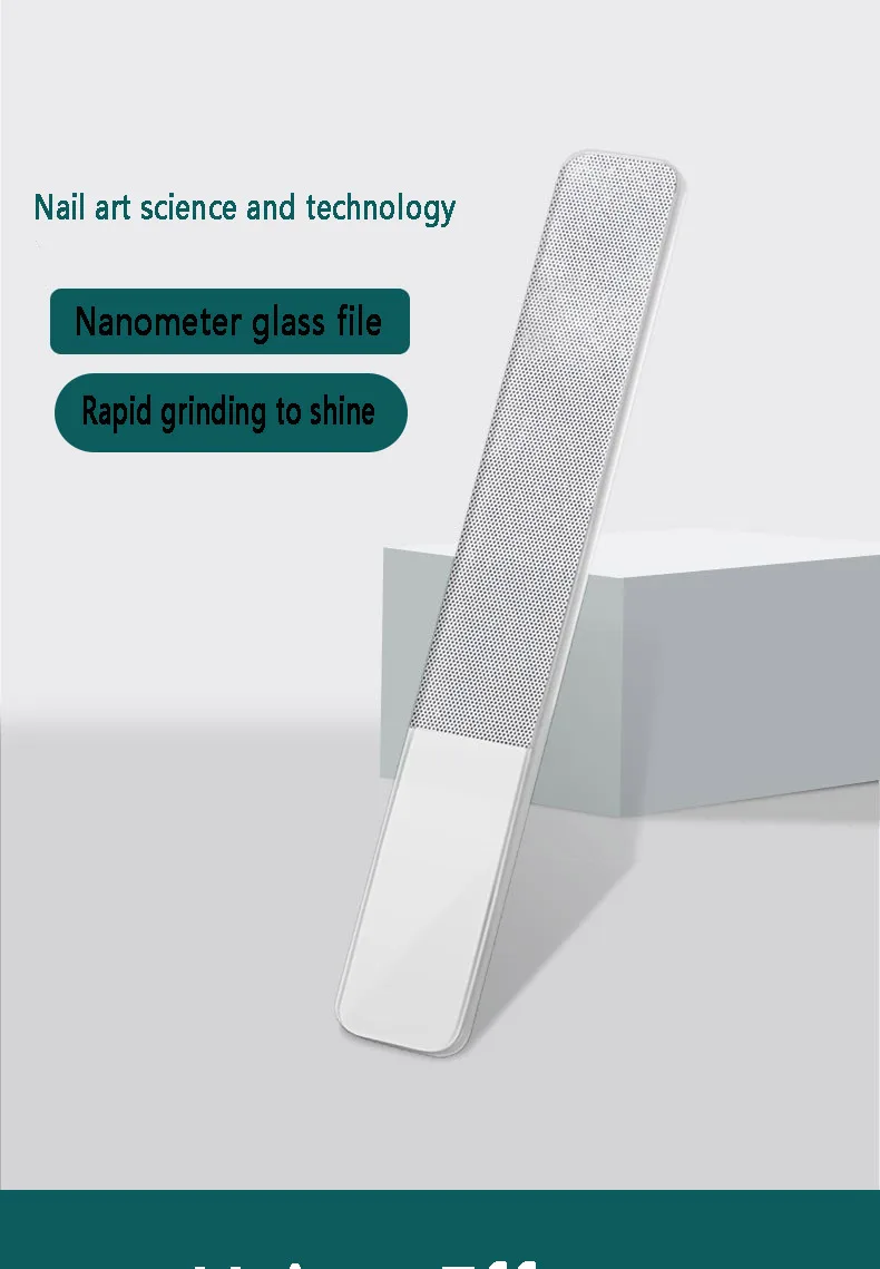 product chinese factory file nail glass with case manicure tool customized glass nail file978-1