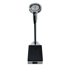 Stainless Steel 160kg Scale Weighs Height and Weight Vertical personnel weighing scale for clinic use