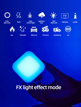 GODOX LED6R RGB Video Light LED Camera Full Color Photography Fill Light Dimmable Mini Pocket Live Streaming Video Light detail image