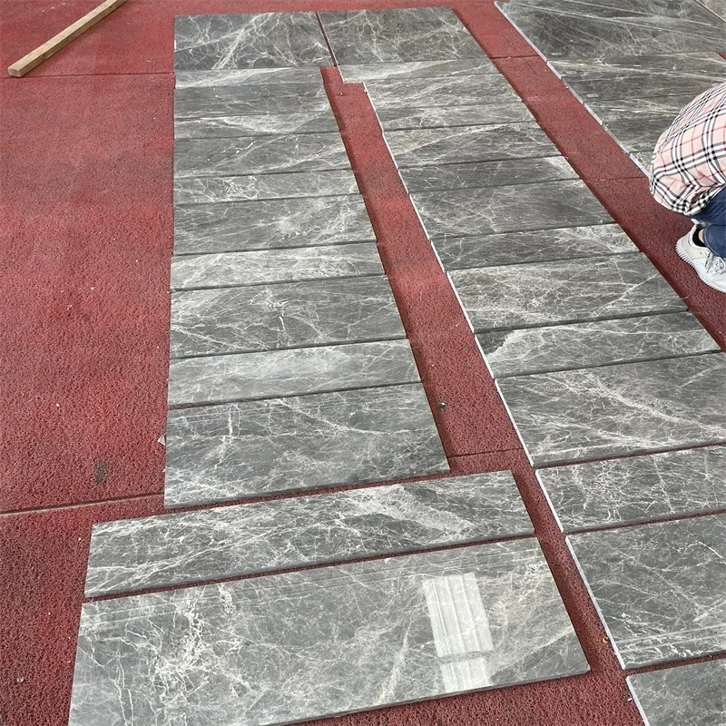 Polished Grey Marble Tiles For Interior Floor Design High Quality Grey Marble Floor Tiles 600x600mm
