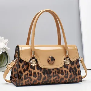 New Arrival Trendy Versatile Leopard Print Single Luxury Designer Shoulder Crossbody Handbag for Women 2026