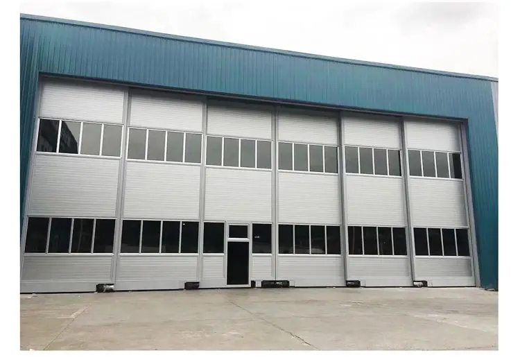 Automatic Folding Aircraft Warehouse Fireproof Steel Sliding Side ...