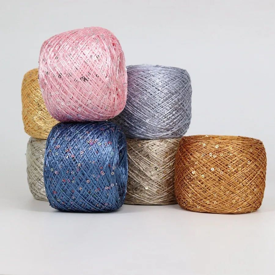 Fil à Tricoter Pailleté Trendsetter Can-Can – 10g, 32 Yards – Rare Et Neuf