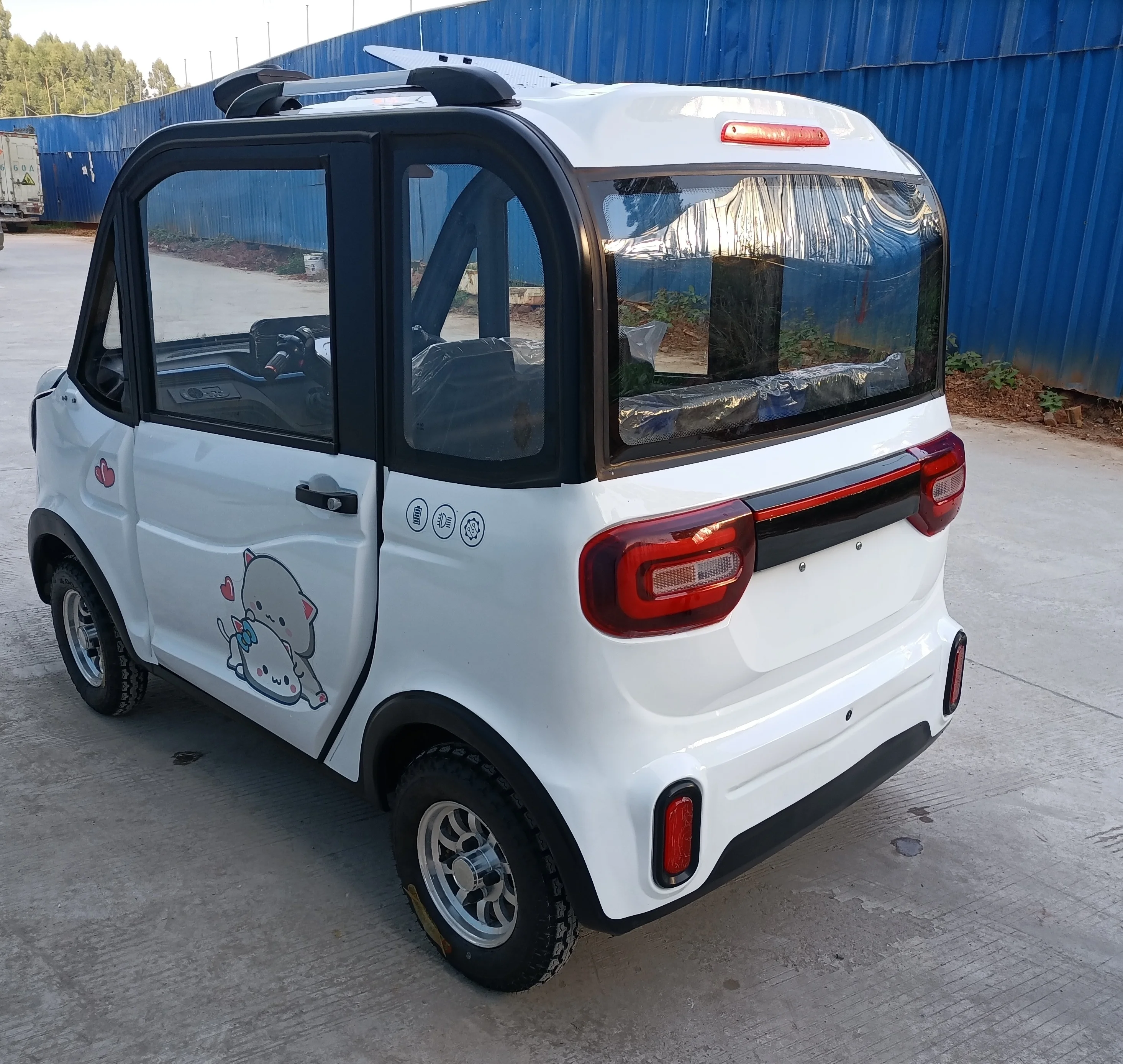 Factory Customization New Model One Person Electric Car With Handle Bar ...