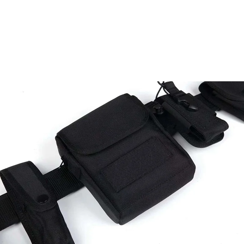 Adjustable Durable Training Durable Multi Functional Patrol Duty Security Belt with Nylon Oxford Cloth Waist Belt
