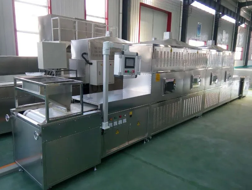 Industrial Tunnel Microwave Coffee Cocoa Bean Powder Roasting Dryer Machine