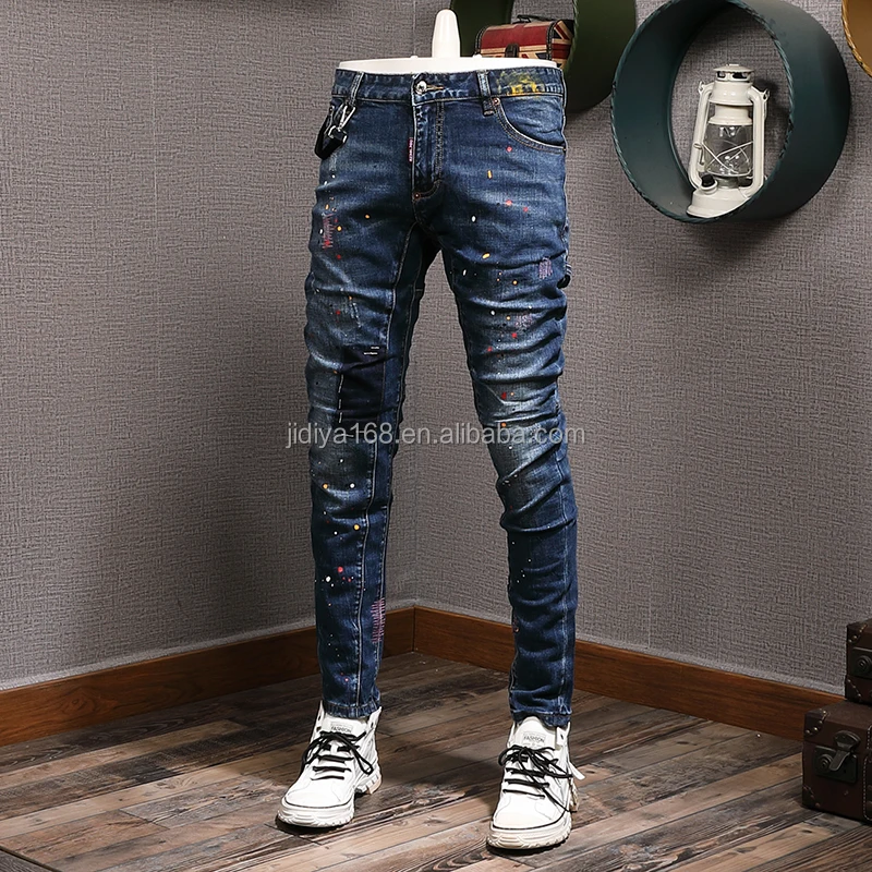 2023 New Men S Jeans Business Straight Sleeve Elastic Loose Retro Wash   H6c47479c40ea49b782918746b1fe2b113 