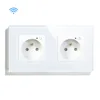 ปลั๊กไฟอัจฉริยะ Zigbee มาตรฐาน FR แบบคู่
