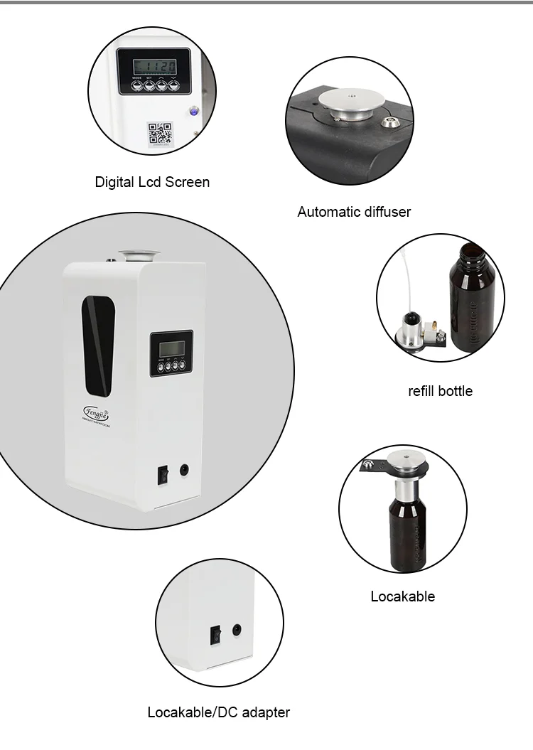 WiFi Wireless Smart Aroma Scent Nebulizer Diffuser Machine with APP