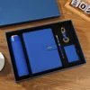 Notebook + pen + card case